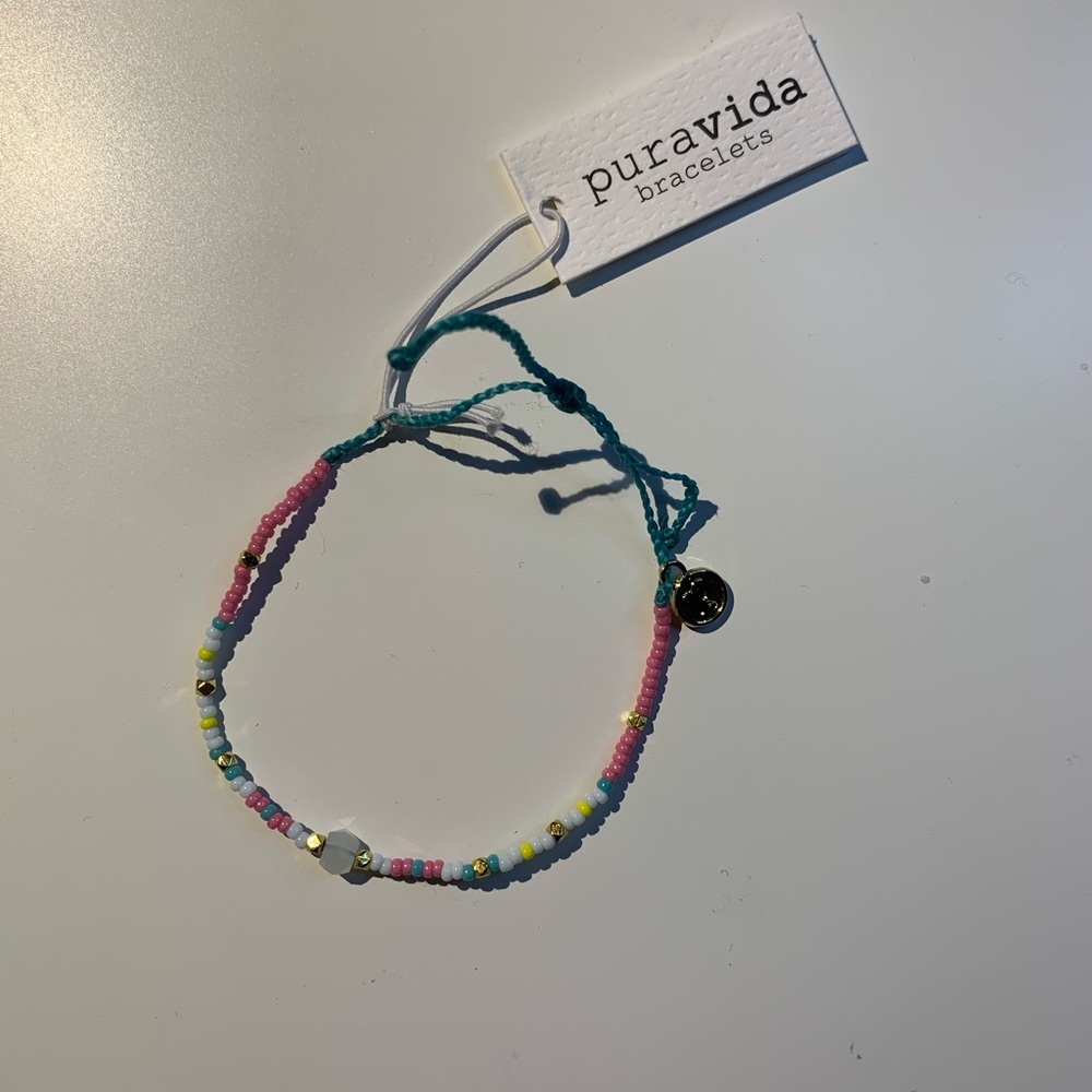 Pura Vida Crystal Seed Brad Bracelet! MSRP: $18.00